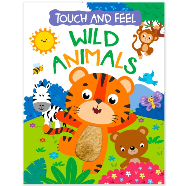 Touch & Feel Board Book Wild Animals Int By Garg, Mamta