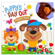 Finger Puppet Board Book Puppys Day Out By Garg, Mamta