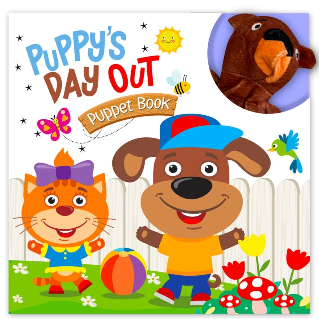 Finger Puppet Board Book Puppys Day Out By Garg, Mamta
