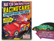Make Your Own Paper Figure Racing Cars A By Books, Wonder