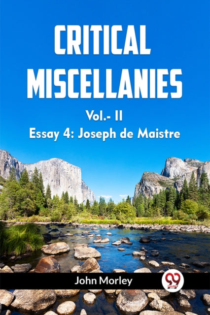 Critical Miscellanies Vol.-ii Essay 4: J