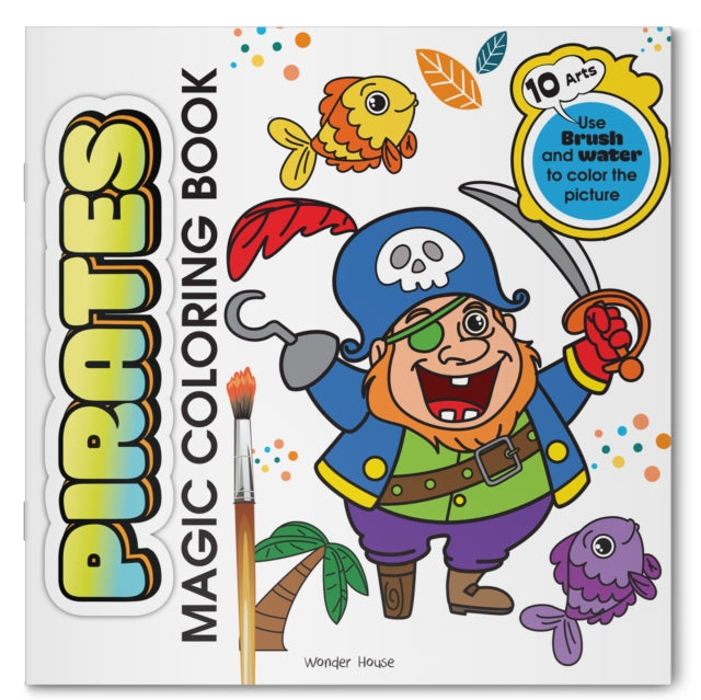 Pirates Magic Coloring Book By Books, Wonder