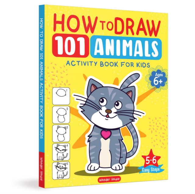 How To Draw 101 Animals Activity Books F By Books, Wonder