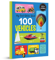 My First 100 Vehicles Stickers By Books, Wonder