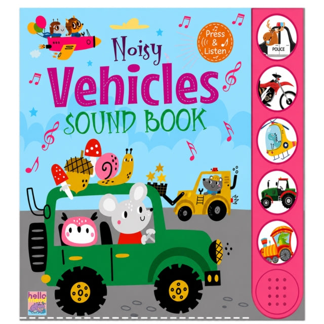 Hello Friend Books Noisy Vehicles Sound By Garg, Mamta