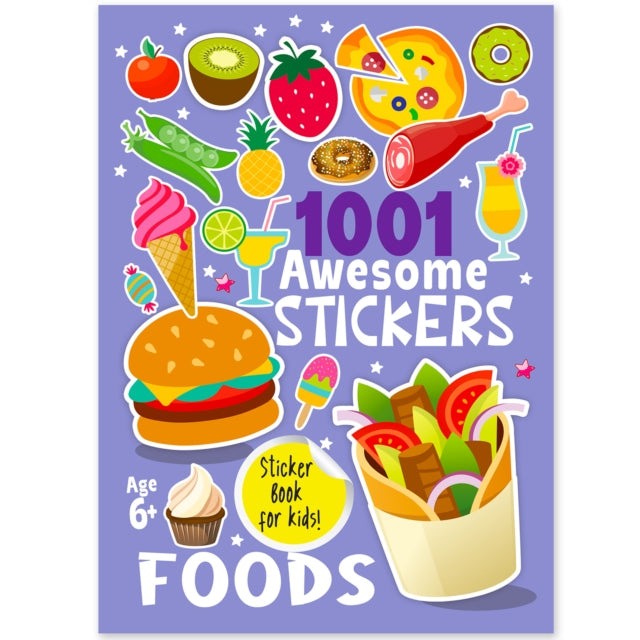 1001 Awesome Stickers Foods By Garg, Mamta