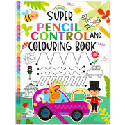 Super Pencil Control & Colouring Book By Garg, Mamta