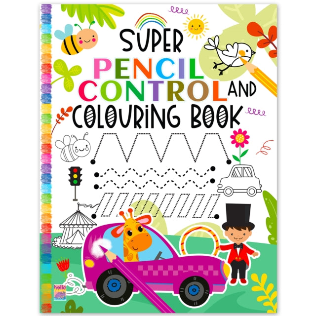 Super Pencil Control & Colouring Book By Garg, Mamta