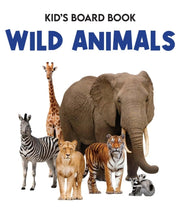 Kids Board Book Wild Animals By Moonstone