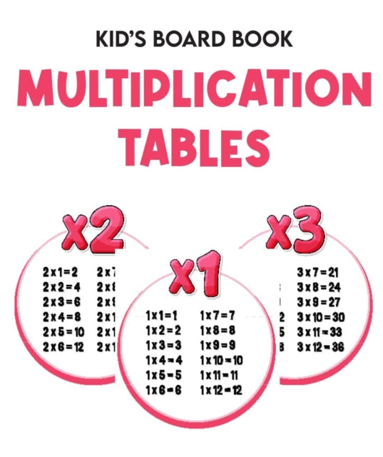 Kids Board Book Multiplication Table By Moonstone