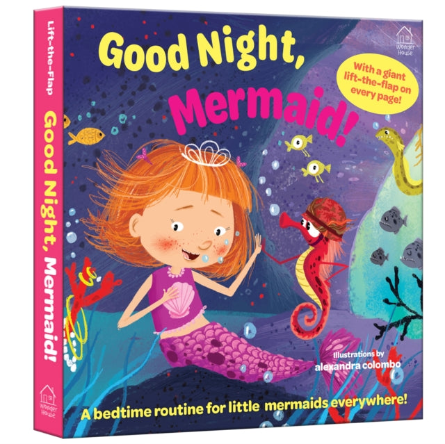 Good Night Mermaid Lift The Flap By Books, Wonder House