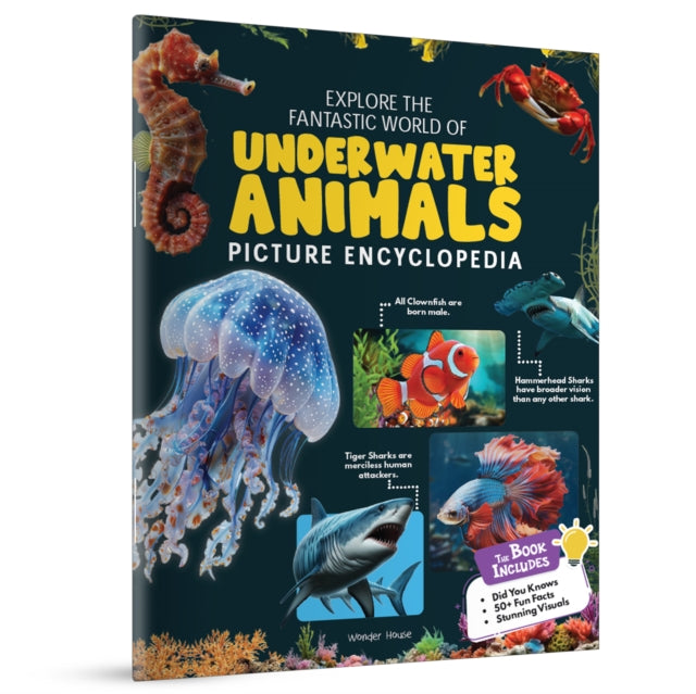 Picture Encyclopediaunderwater Animals By Books, Wonder House