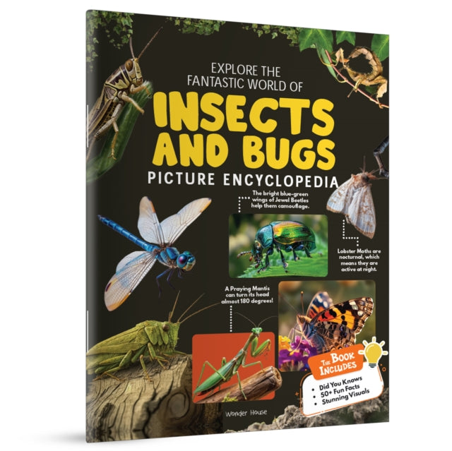 Picture Encyclopediainsects & Bugs By Books, Wonder House