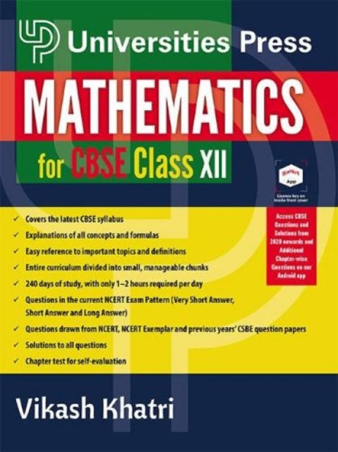 Mathematics For Cbse Class Xii