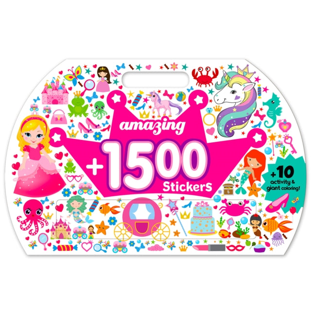 Amazing 1500 Stickers Activity Princess By Garg, Mamta