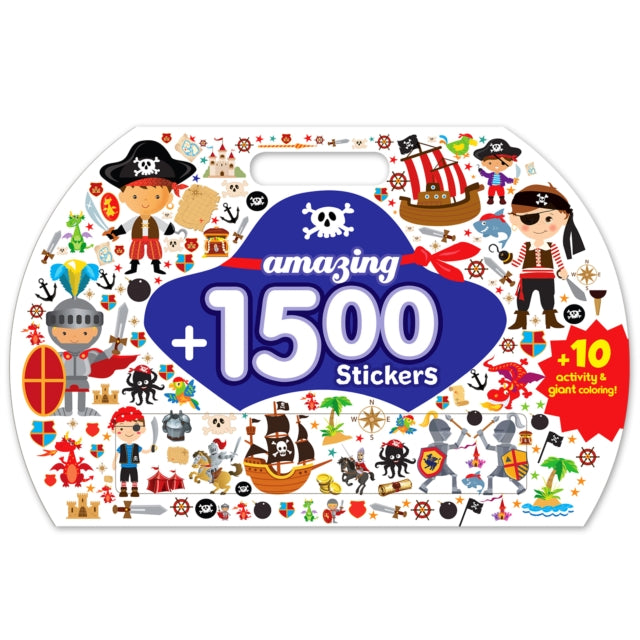 Amazing 1500 Stickers Activity Pirates By Garg, Mamta