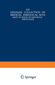 An Unusual Collection Of Medical Periodi By Nijhoff, Martinus
