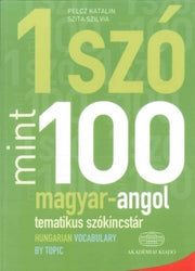 Egy Sz Mint Szz Magyarangol Tematikus Sz