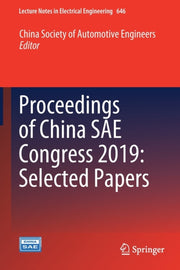 Proceedings Of China Sae Congress 2019: By China Society Of Aut