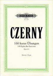 160 Eight Bar Exercises Op 821 Piano By Czerny, Carl