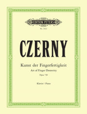 Art Of Finger Dexterity Op 740 699 For P By Czerny, Carl