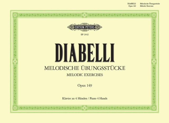 Easy Melodious Exercises Op149 By Diabelli, Anton