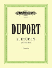 21 Studies For Cello By Duport