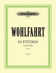 60 Studies Op45 For Violin By Wohlfahrt, F