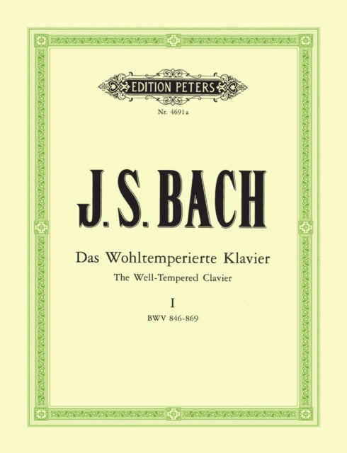 Das Wohltemperierte Klavier  Bwv 846869 By Bach, Johann Sebasti