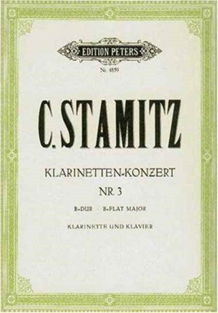 Concerto No 3 Bb Maj Clarinetorch By Stamitz