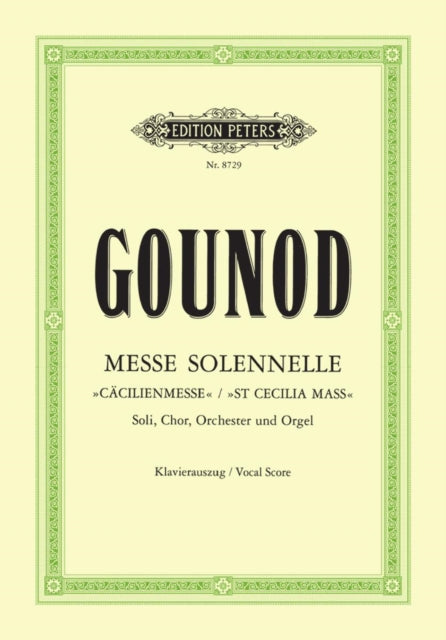 St Cecilia Mass By Gounod, Charles