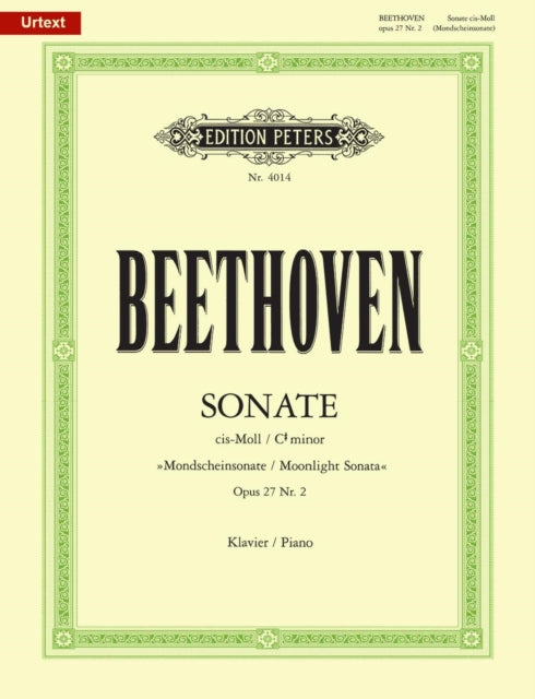Sonata No 14 C Sharp Min Op 27 No 2 Moon