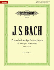 Two Part Inventions Bwv 772 To 786 For P By Bach, Johann Sebasti