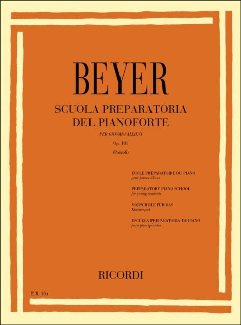 Scuola Preparatoria Del Pianoforte Op 10