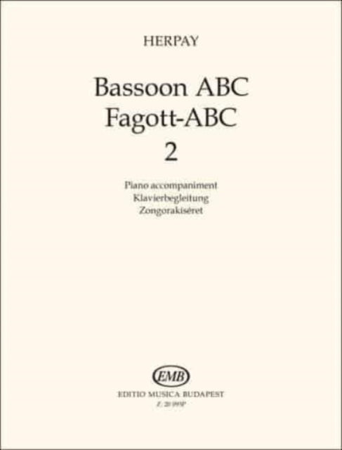 Bassoon Abc 2 Piano Accompaniment
