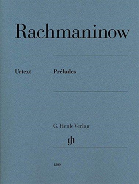 Prludes Sergei Rachmaninov By Rachmaninow Sergej