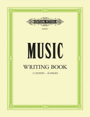 Peters Music Writing Book Portrait