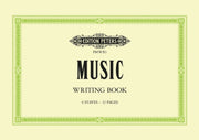 Music Writing Book Landscape 6 Stave