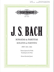 Sonatas Partitas Bwv 10011006 Viola Solo