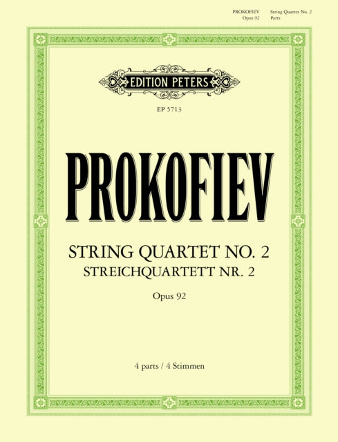 Quartet No 2 Op92 Parts
