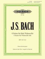6 Cello Suites Arr For Viola By Bach, Johann Sebasti