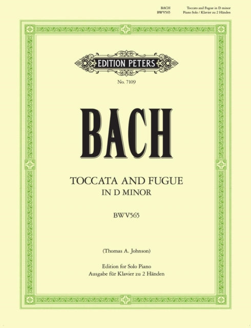 Toccata & Fugue In D Minor Bwv 565 By Bach, Johann Sebasti