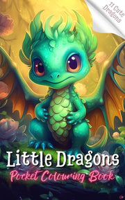 Little Dragons Colouring Book By Thistle