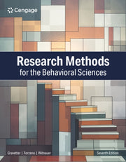 Research Methods Behavioral Sciences