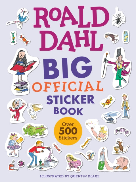 Roald Dahl Big Official Sticker Book By Dahl, Roald