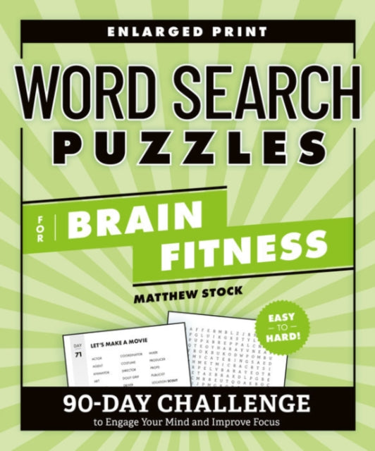 Word Search Puzzles For Brain Fitness