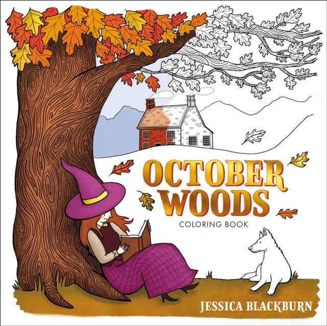 October Woods Coloring Book By Blackbum, Jessica