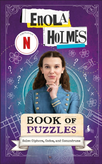 Enola Holmes Bk Of Puzzles Solve Cip By Moore Gareth