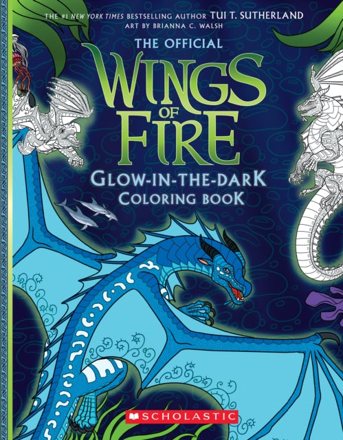 Wings Of Fire Glowinthedark Colouring Bk
