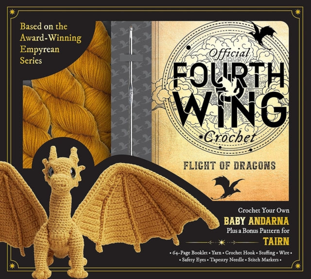 Official Fourth Wing Crochet Flight Of D By Editors Of Quarry Bo